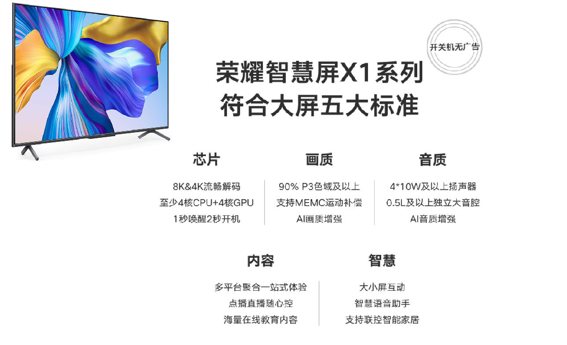 榮耀智慧屏X1上市口碑引爆 ，低價不是低質(zhì)借口